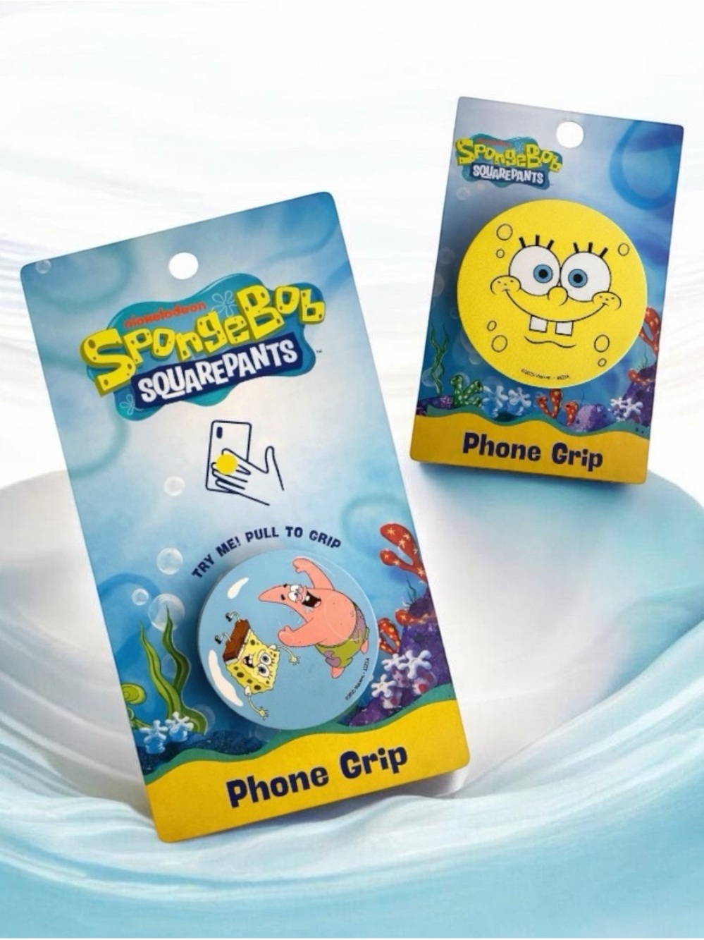 🧽✨ SpongeBob SquarePants Phone Grip Popsocket Style NWT | OS